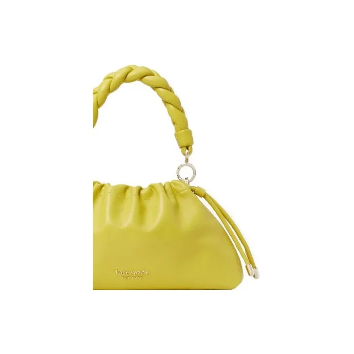 Kate Spade Meringue Sheepskin Handbag, Shoulder Bag, Crossbody Bag Trumpets Women's Lemon Yellow-3