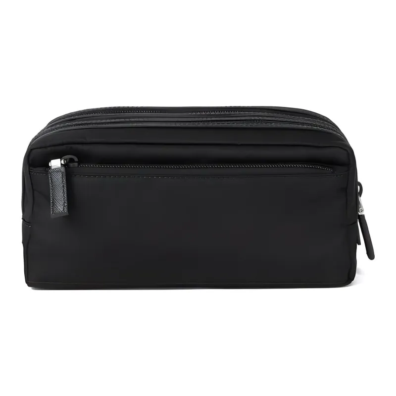 PRADA Recycled Nylon Toiletry Bag Men's Black-2