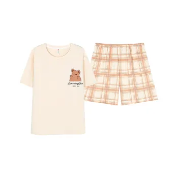 MADALLO Pajama Set Women's Light Brown