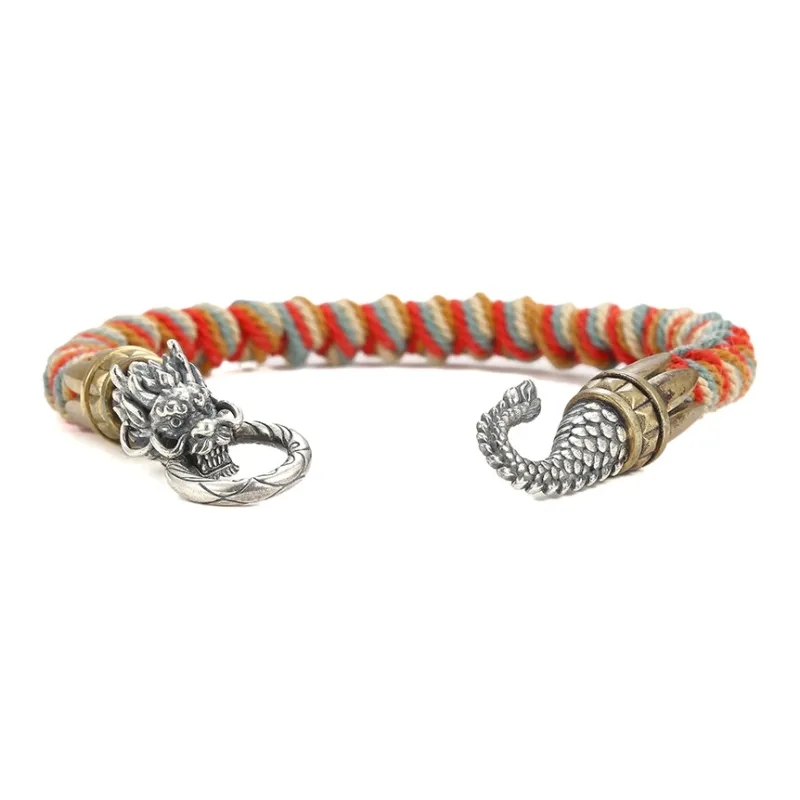 Ruibeila 925 Sterling Silver Bracelets Men's-4