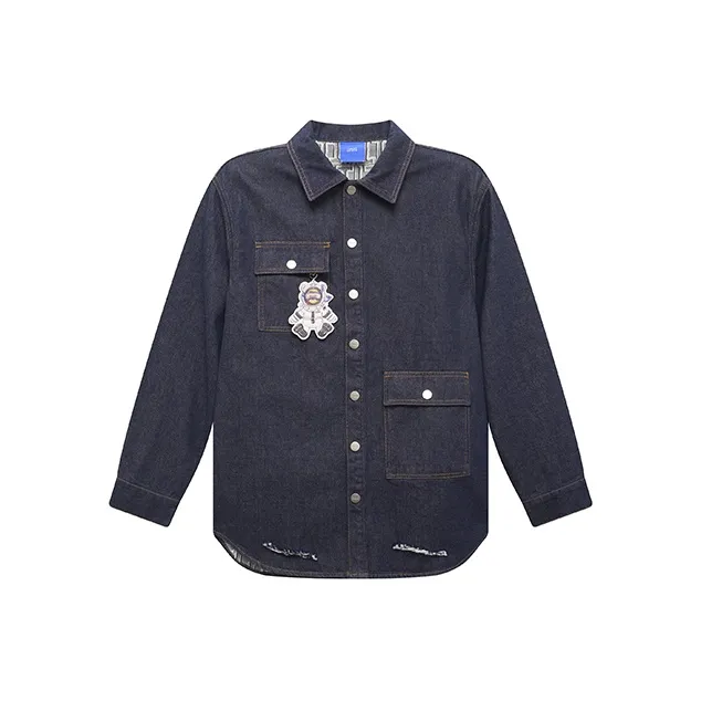 TSMLXLT Shirts Unisex Dark Denim Blue-0