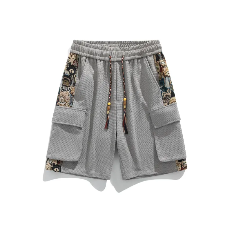 PAINT STAIN Casual Style Shorts Unisex-31