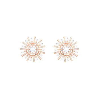 Swarovski Sunshine Earrings Women's Rose Gold