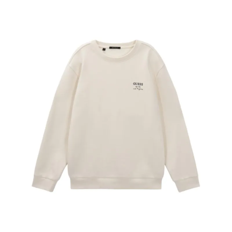 GUESS Sweatshirts Unisex Cream-0