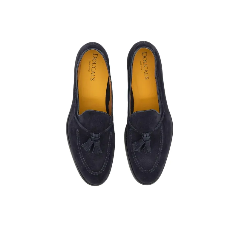 DOUCAL'S Mink Casual Shoes Men's Marine Blue-5