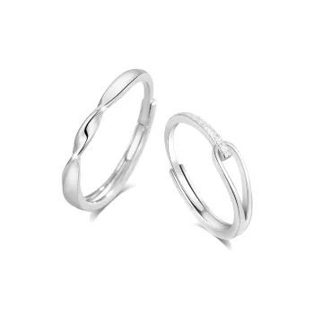 BLANK IN BLANK Sterling Silver Rings Unisex