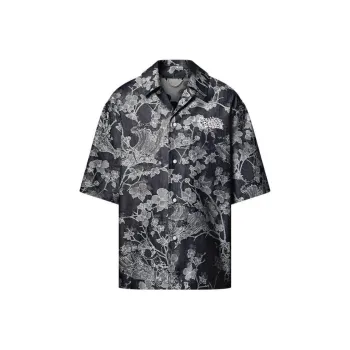 LOUIS VUITTON Short Sleeved Denim Shirt