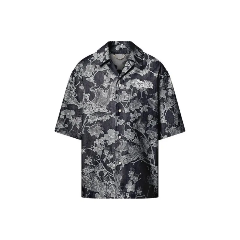 LOUIS VUITTON Short Sleeved Denim Shirt-0