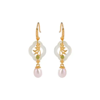 ZHENZHUAOMI Pearl Earrings Women's