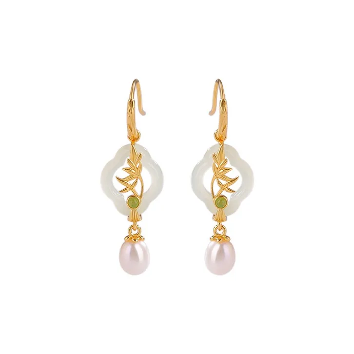 ZHENZHUAOMI Pearl Earrings Women's-0