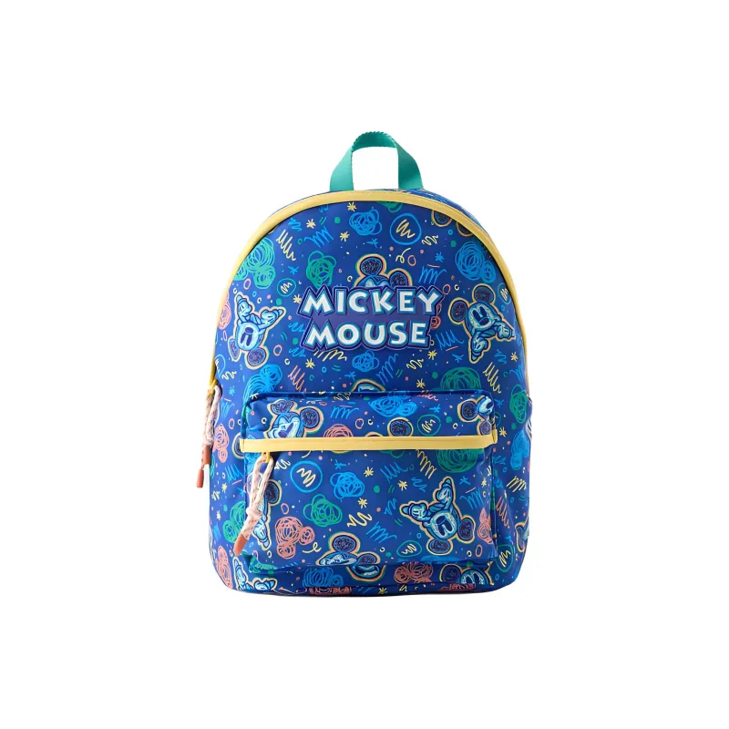 ZARA Polyester Backpack Men's Blue-0