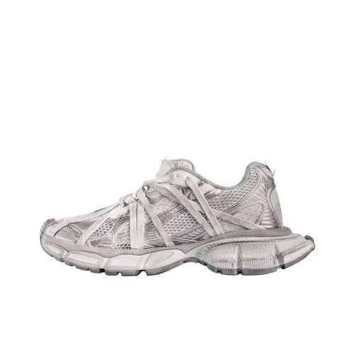 Balenciaga 3XL Extreme Laces B 520 Valentine's Day Limited Edition Collection Low Top Chunky Sneakers Men's Gray