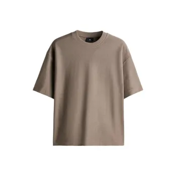 H&M T Shirts Men Dark Beige