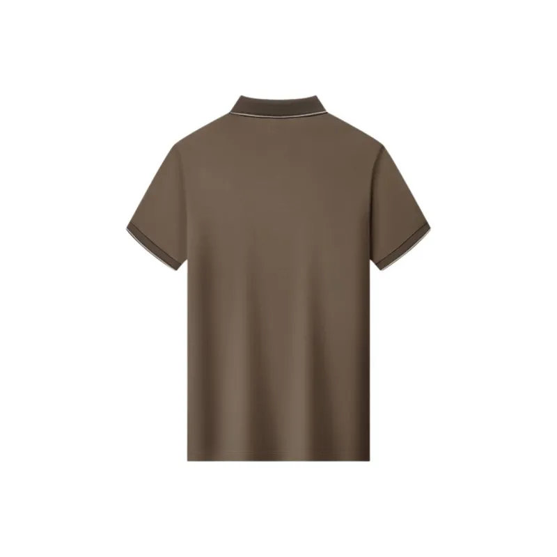Red bean Polo Shirts Men-2