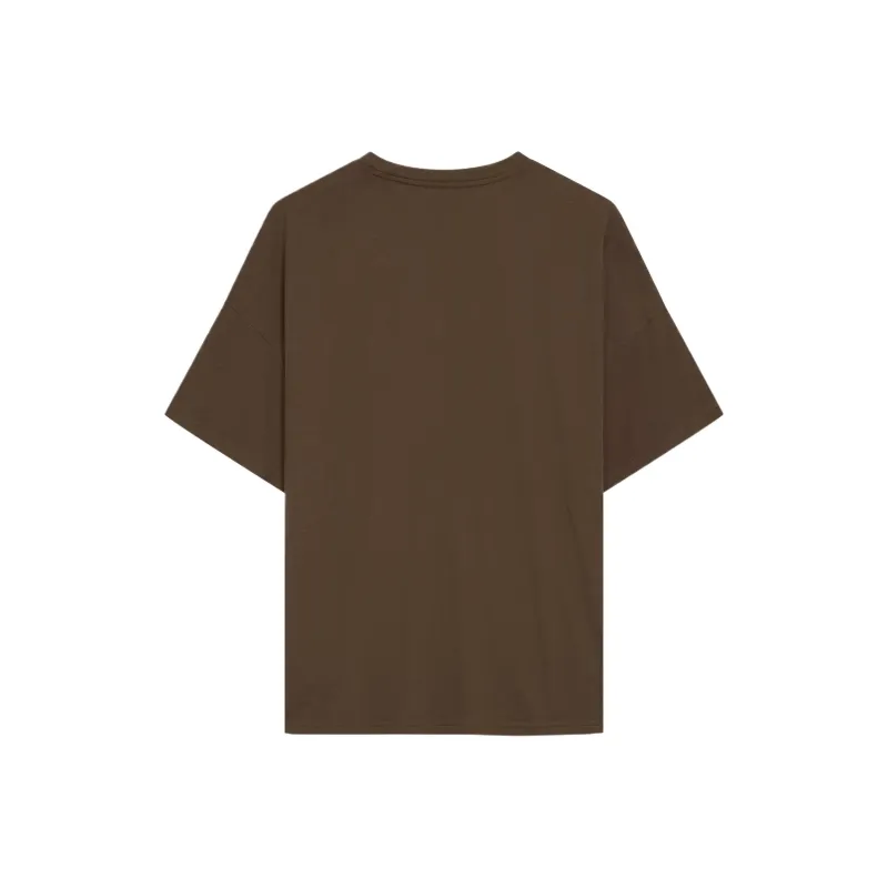 PUMA TRAINDRYCELL Drop Shoulder Sleeve T Shirt Women's Brown-1