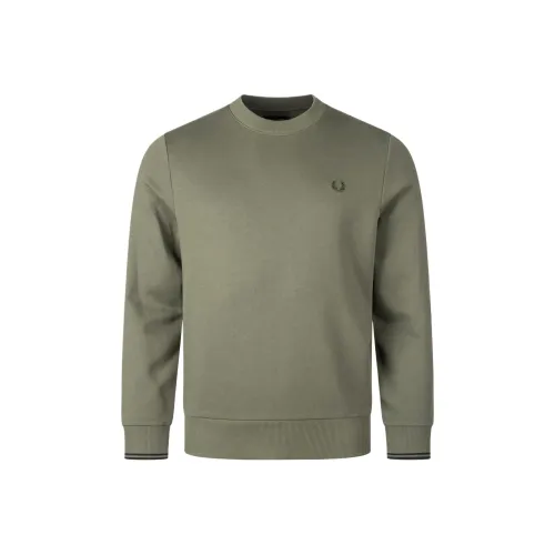 FRED PERRY Sweatshirt Men's Laurel Wreath Green