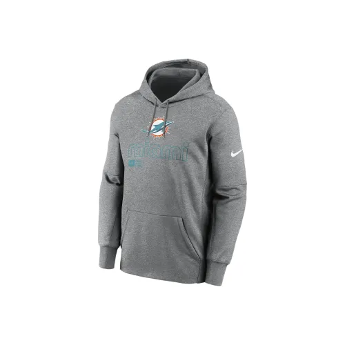 Nike Miami Dolphins Men's Nike Therma Nfl Pullover Hoodie