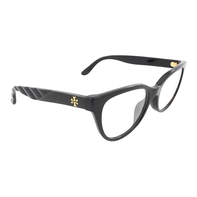 TORY BURCH Acetate Cat Eye Eyeglass Frames Women's Black-0