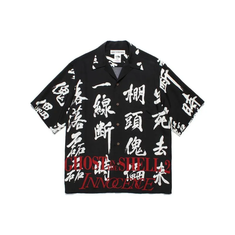 WACKO MARIA x GONGKEJIDONGDUI 2 LIANMINGKUAN SS24 Shirt Unisex Black-0