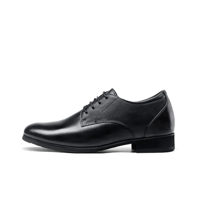 He Jinchang Dress Shoes Men's Knight Black-0