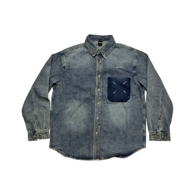 Jeep Theme Series Shirt Unisex Vintage Blue-0