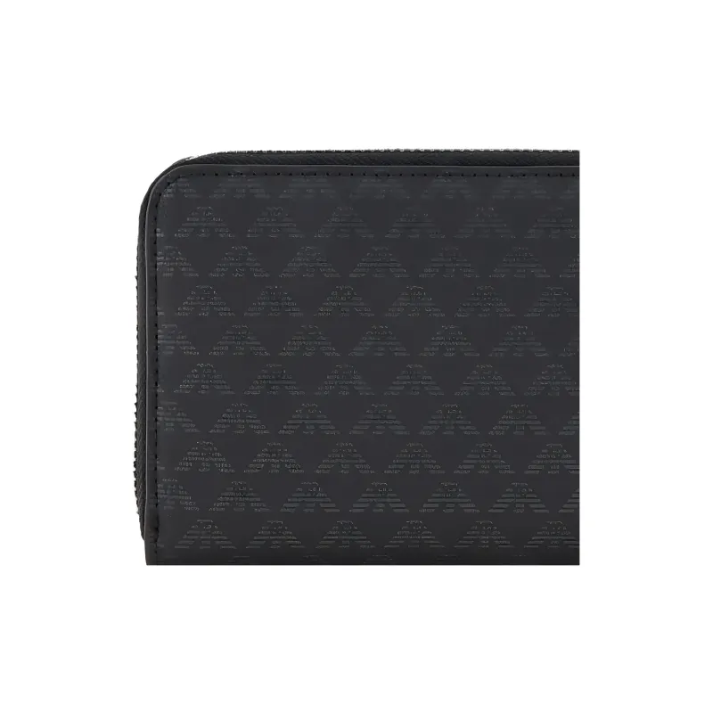 EMPORIO ARMANI Polyester Wallet Women's Black & White-3