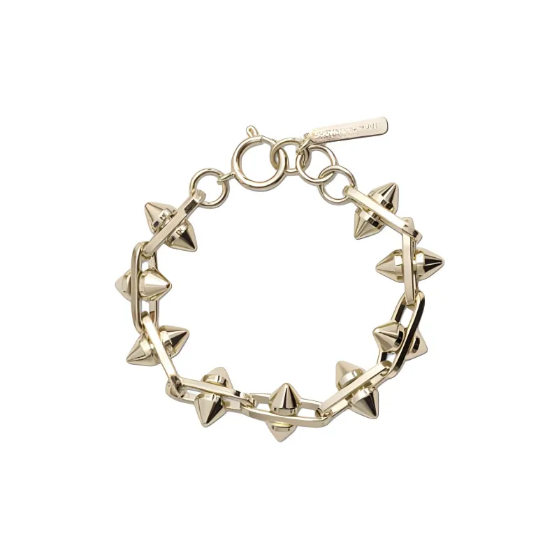 JUSTINE CLENQUET Brass Palladium 24K Gold Bracelets Men's Gold-0
