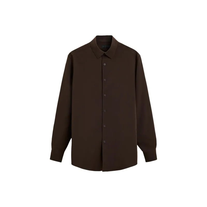 ZARA Shirts Men Chocolate-0