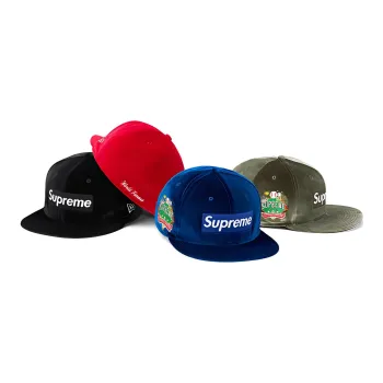 Supreme Velour Box Logo New Era