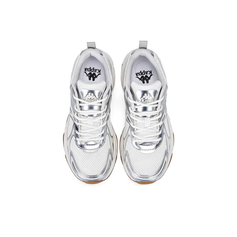 Kappa Bernardo Casual Shoes Unisex Low Top White/Silver-3