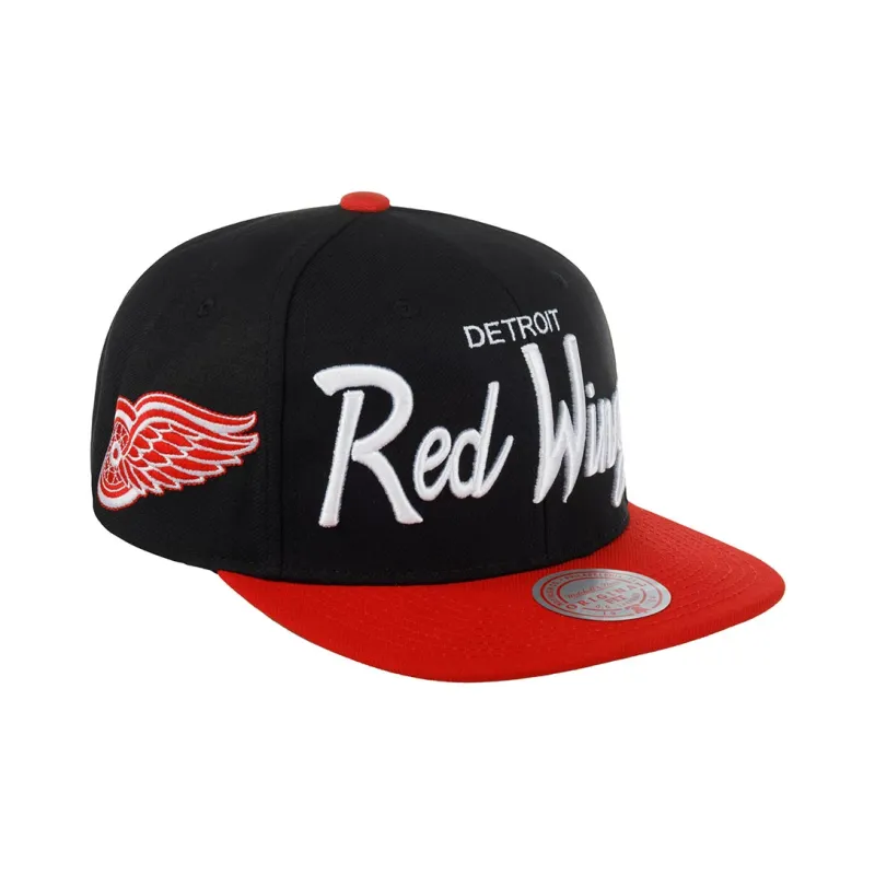 Mitchell & Ness X Nhl Detroit Red Wings Snapback Cap-1