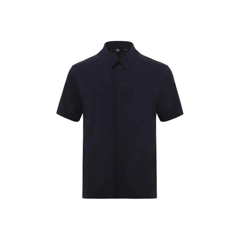 LI NING 1990 Commuter Series Shirt Men's Black-0