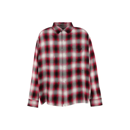 SAINT Mxxxxxx Check print Shirt