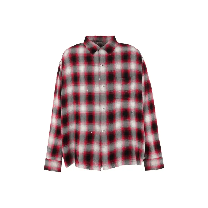 SAINT Mxxxxxx Check print Shirt-0