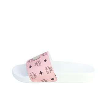 MCM Slide Slippers Women's Pink