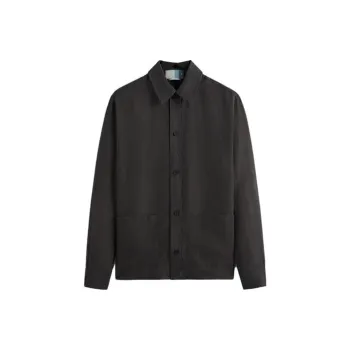 KITH Pinstripe Linen L/S Boxy Overshirt