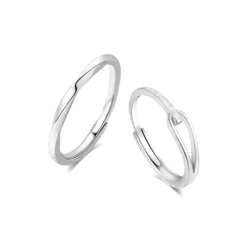 BLANK IN BLANK Sterling Silver Rings Unisex