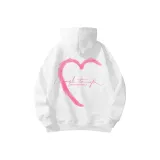 White (Fleece-Lined) Left Heart