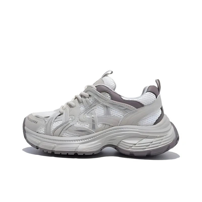 BARDILEV Cushioning, Slip Resistant, Breathable, Lightweight, Height Increasing Low Top Chunky Sneakers Women's-12