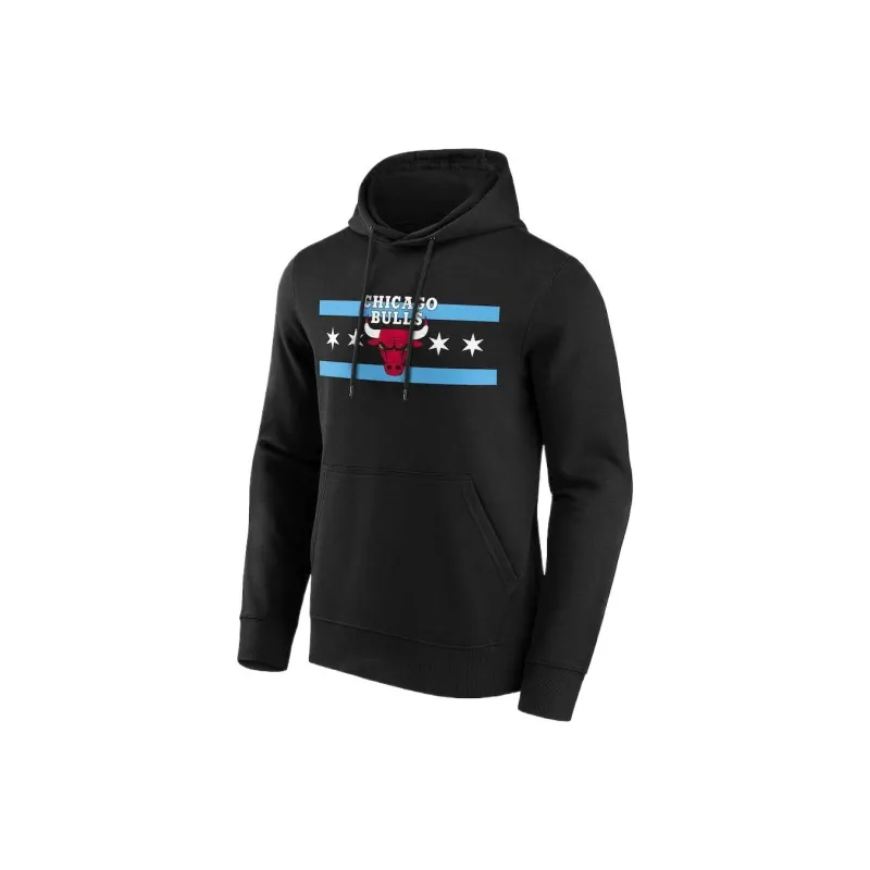 NBA Chicago Bulls Fanatics Branded Iconic Hometown Sweatshirt Men's Black-0