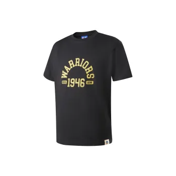 NBA Golden State Warriors SU25 T Shirt Unisex Black