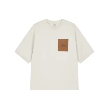CALVIN KLEIN T Shirt Men's Cream