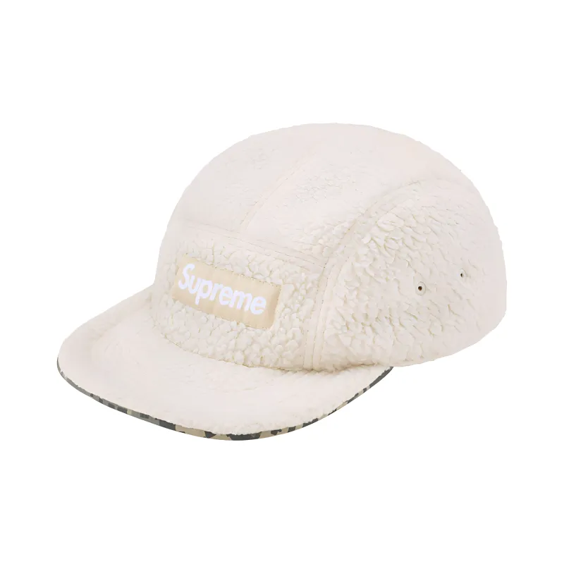 Supreme Polartec Shearling Reversible Camp Cap-3