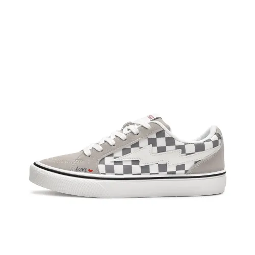 CHERRY&KALIKA Wear resistant, Lightweight, Breathable, And Non slip. Low Top Skateboard Shoes Men's Gray