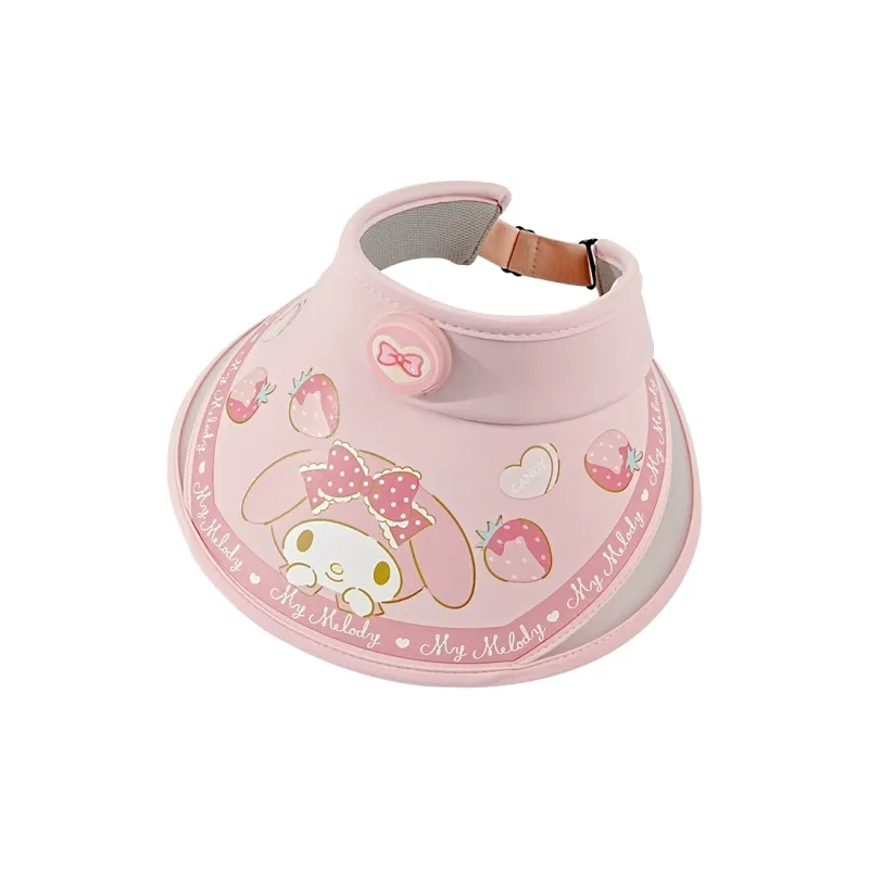 Sanrio Kuromi My Melody Nylon Elastane Sun Protection Hats Kids'-5