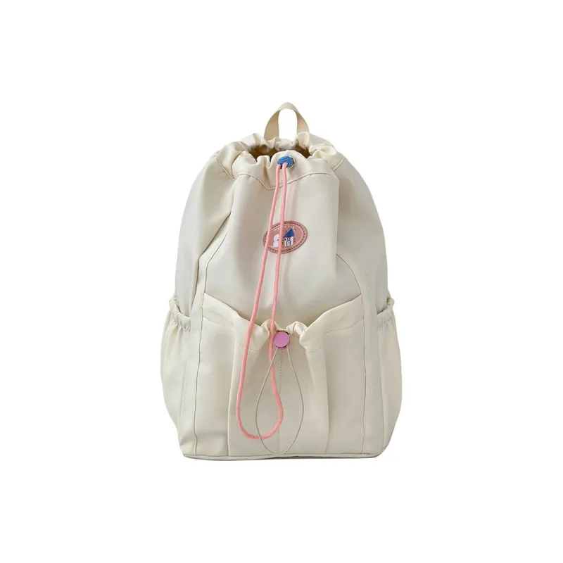 NX DOUGHNUT Nylon Drawstring Closure Backpack Women's Multicolor-6
