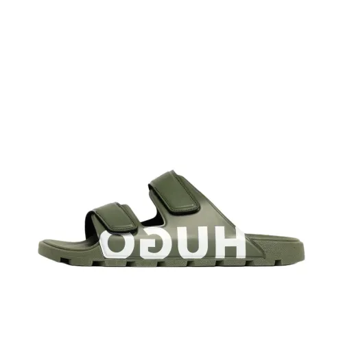 HUGO BOSS Slide Slippers Men's Green