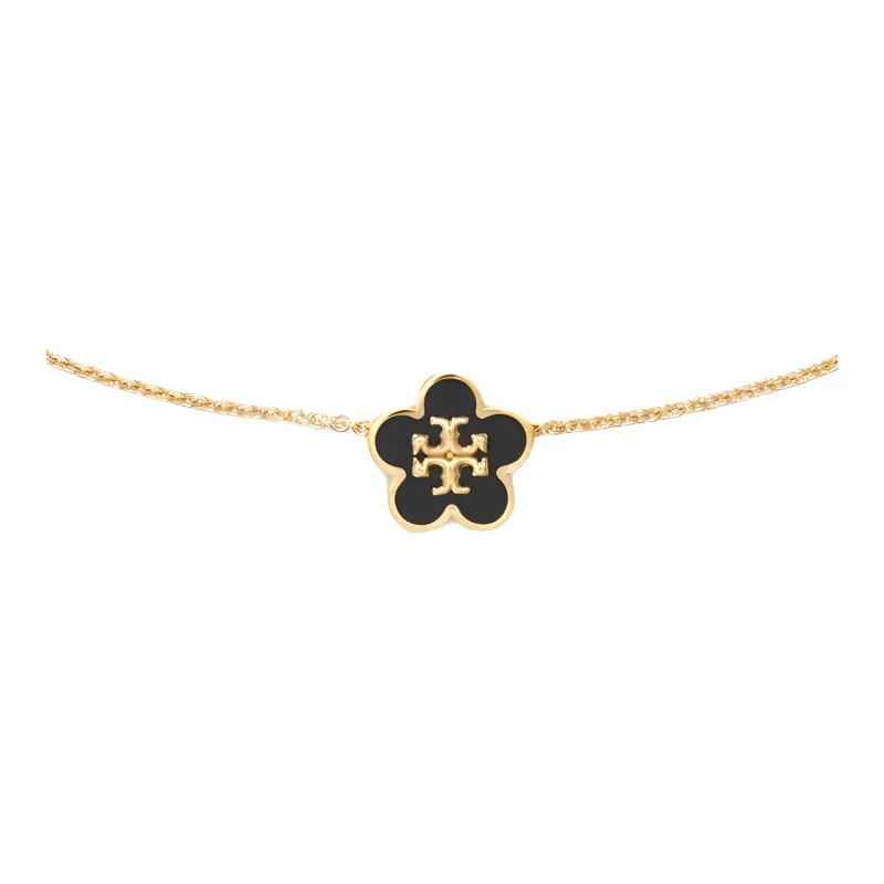 TORY BURCH Kira Flower Pendant Necklace-0