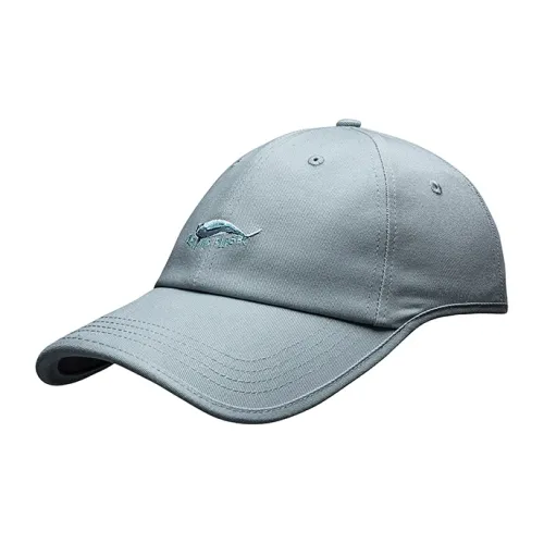 Anta Twill Cotton Fabric Baseball Caps Unisex Yuan Light Blue