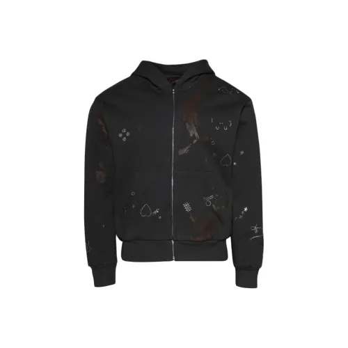 Praying Sweatshirts Men Brown